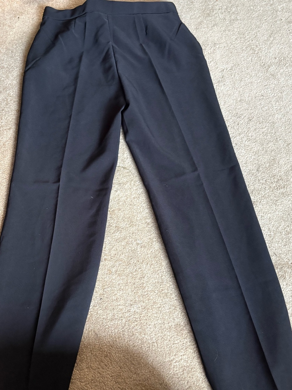 Classic Black Tapered Dress Pants